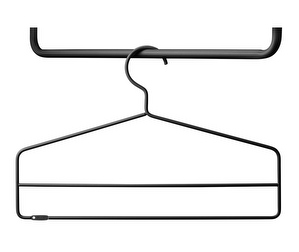 String Coat Hangers, Black, Set of 4