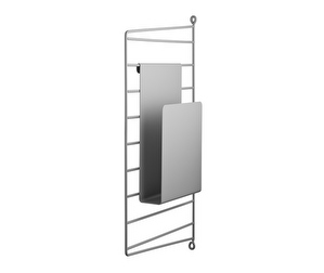 String Magazine Holder, Grey