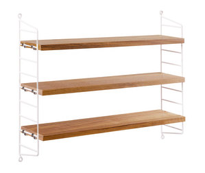 String Pocket Shelf, White/Oak