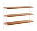 String Pocket Shelf, White/Oak