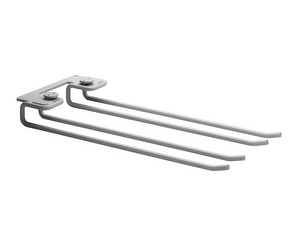 String Hanger Rack for Metal Shelf, Grey, 30 cm