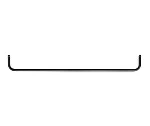 String Rod for Metal Shelf, Black, 78 cm