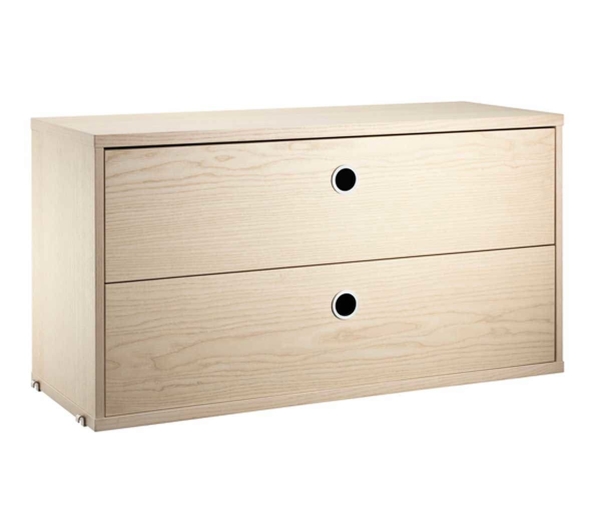 String Furniture String System Chest of Drawers Ash