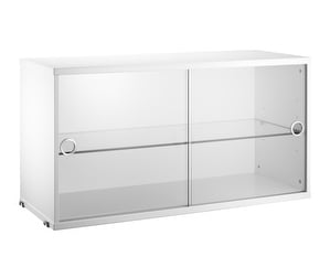 String System Display Cabinet, White