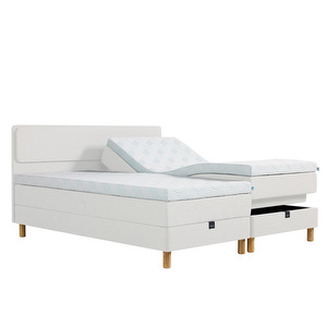 Experience Adjustable -moottorisänky, 180 x 200 cm, Pro Plus 8 firm + medium / cream