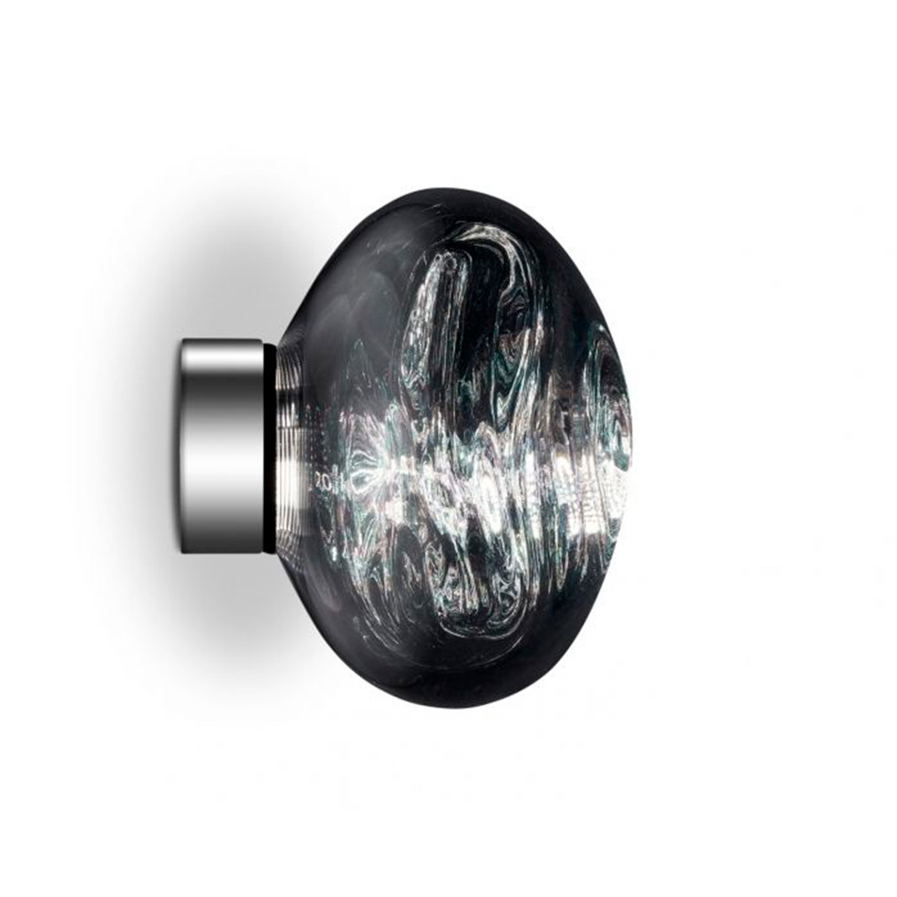 Tom Dixon Melt Mini -seinävalaisin kromi, ⌀ 30 cm