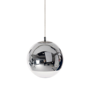 Mirror Ball -riippuvalaisin, kromi, ⌀ 25 cm