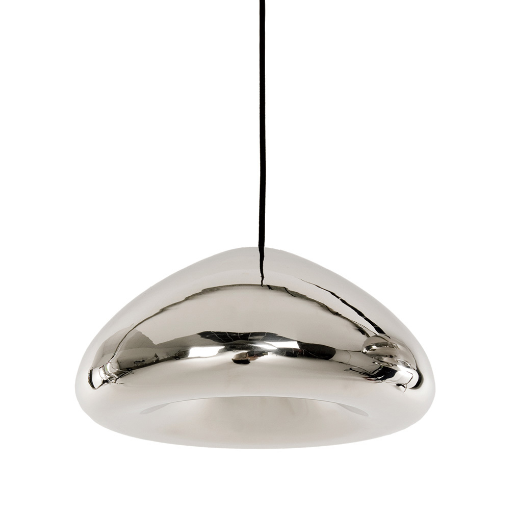 Tom Dixon Void-riippuvalaisin teräs, ⌀ 30 cm
