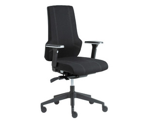 Comfo 3015 Office Chair, Black, Armrests