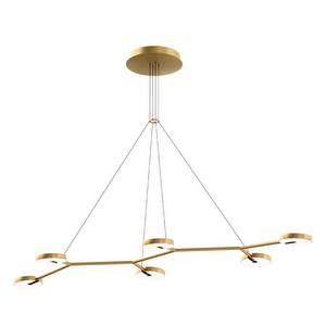 Arm Pendant Lamp, 6 Bulbs