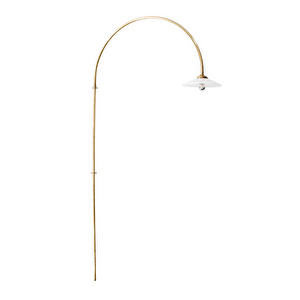 Hanging Lamp N°2, Brass, 75 x 180 cm