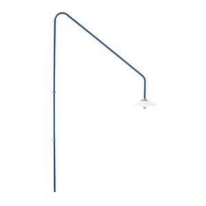 Hanging Lamp N°4, Blue, 90 x 180 cm