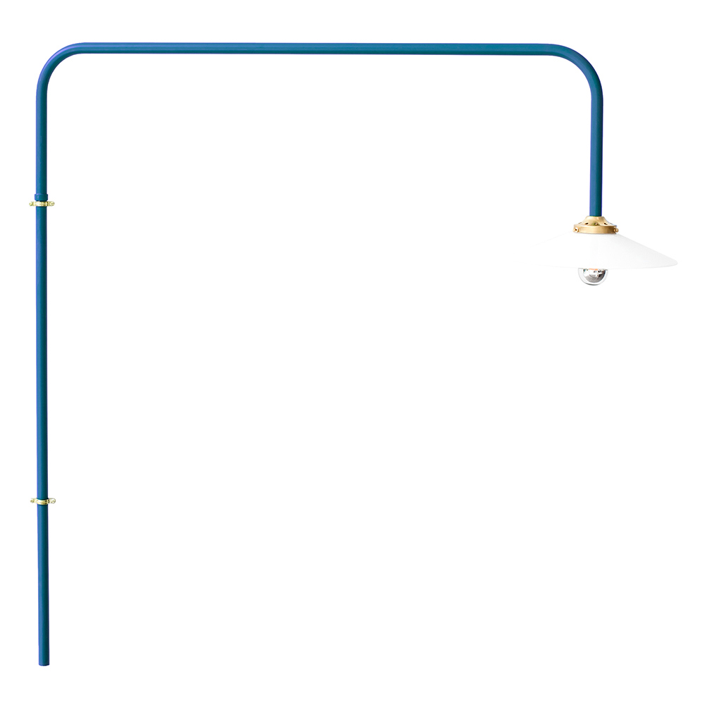Valerie Objects Hanging Lamp N°5 -seinävalaisin sininen, 90 x 100 cm