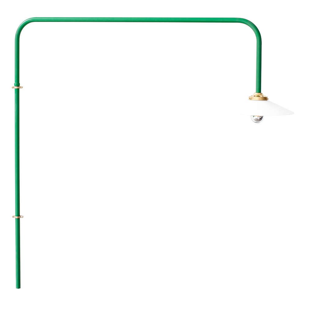 Valerie Objects Hanging Lamp N°5 -seinävalaisin vihreä, 90 x 100 cm