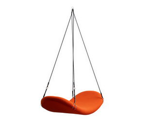 Flying Chair, Hallingdal Fabric Orange