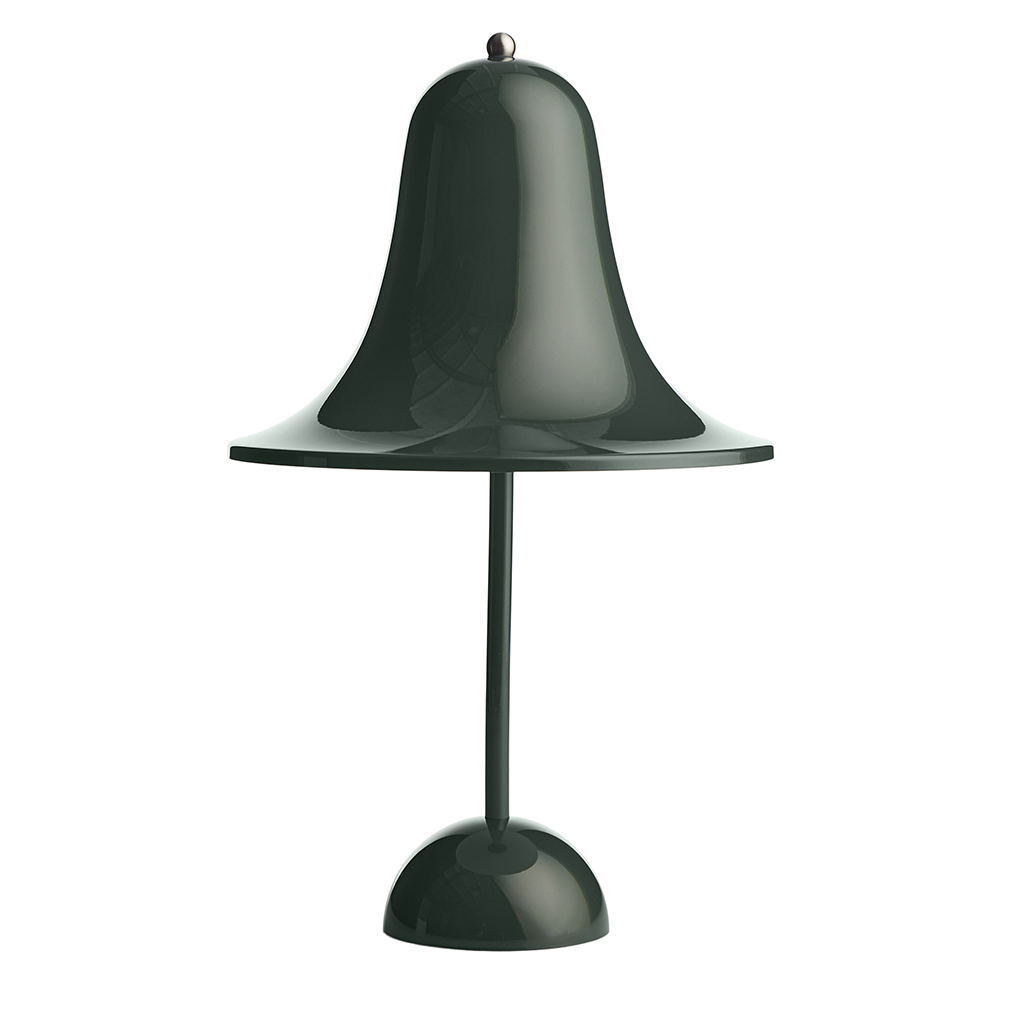 Verpan Pantop Portable -pöytävalaisin dark green, ø 18 cm