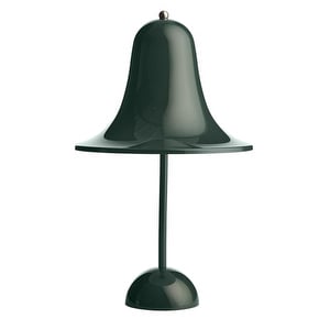Pantop Portable Table Lamp, Dark Green, ø 18 cm