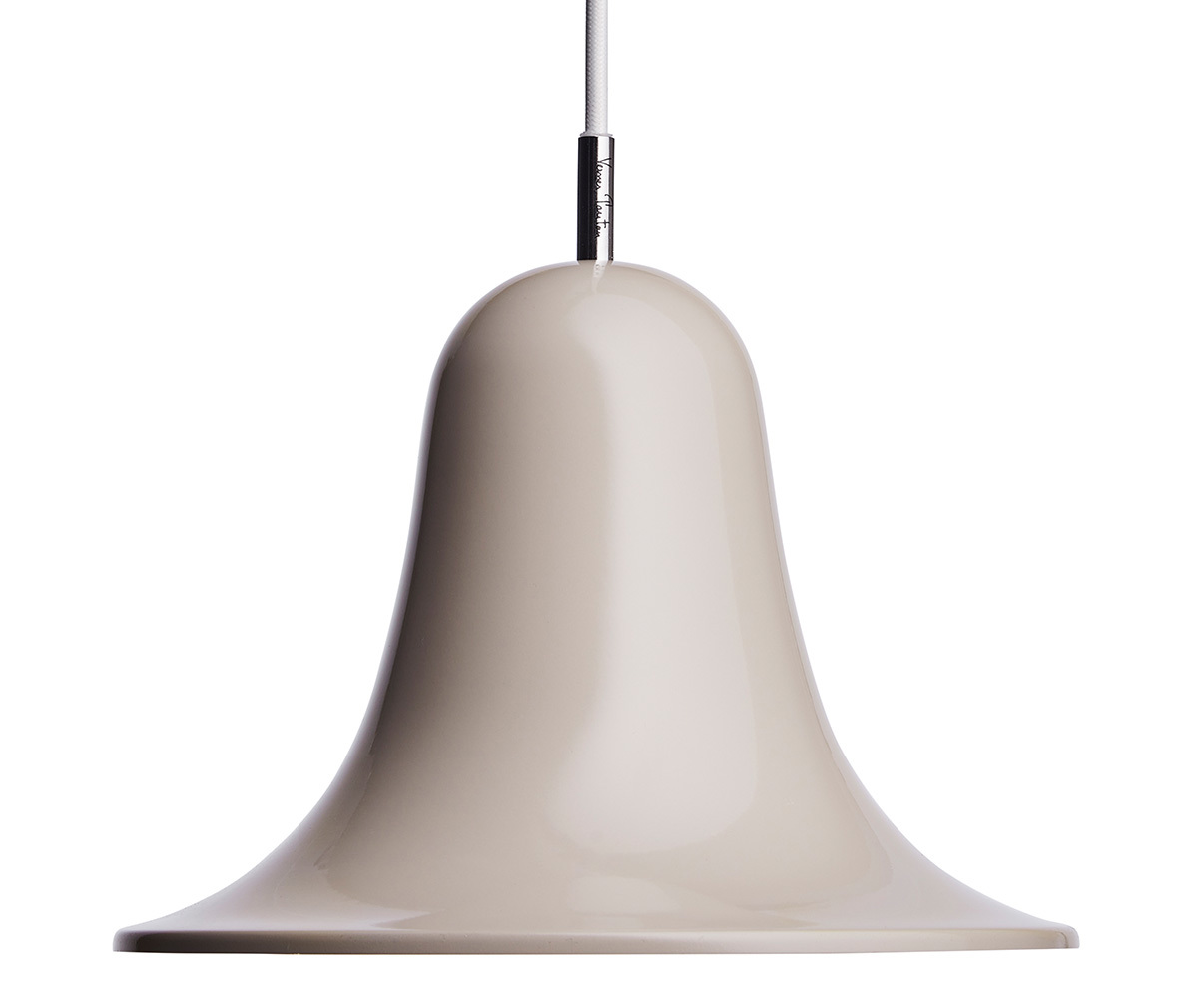 Verpan Pantop-riippuvalaisin grey sand, ø 23 cm