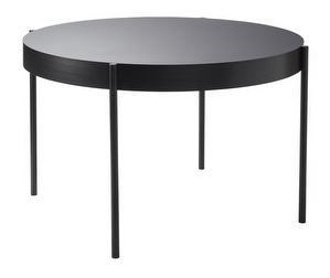 Series 430 Dining Table, Black, ø 120 cm