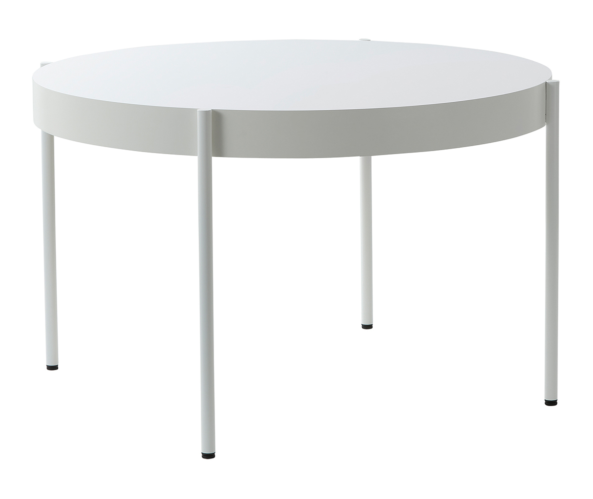 Verpan Series 430 -ruokapöytä valkoinen, ø 120 cm