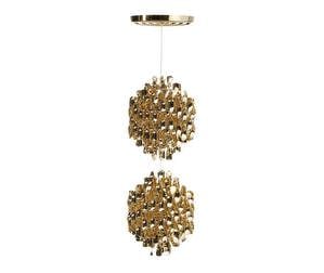 Spiral SP2 Pendant Lamp, Gold