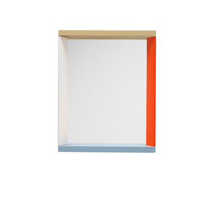 Colour Frame -peili, blue/orange, 38 x 48 cm