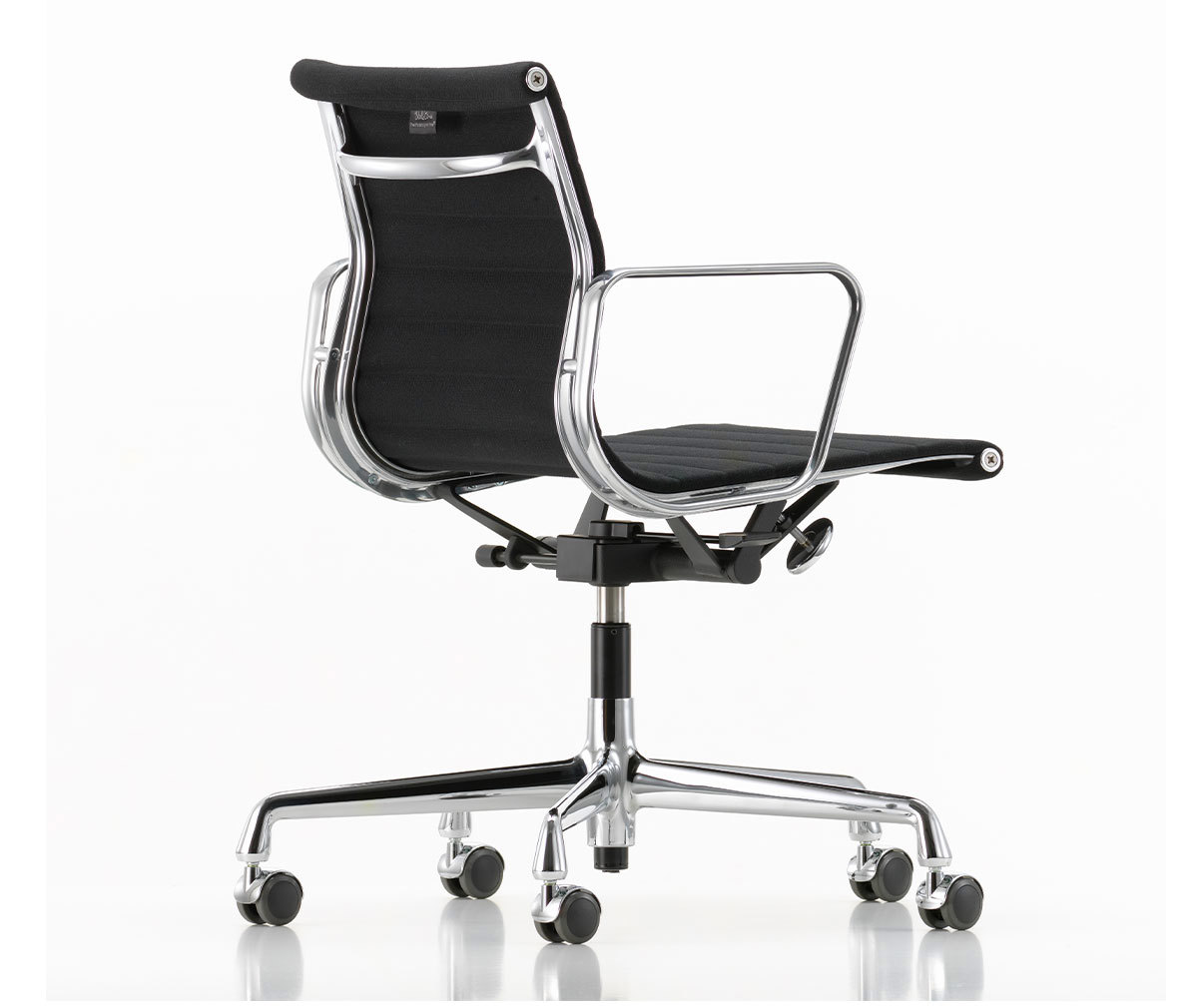 Vitra Aluminium Chair EA 118 Office Chair, Dark GreyBlack / Aluminium