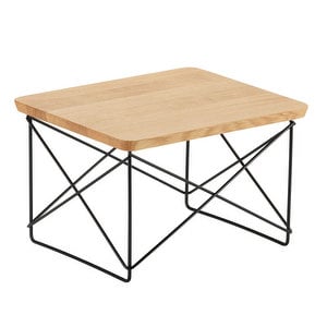 Eames LTR -sohvapöytä, tammi/musta