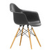 Eames DAW Fiberglass -tuoli, elephant grey/vaalea vaahtera