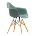 Eames DAW Fiberglass -tuoli, sea foam green/vaalea vaahtera