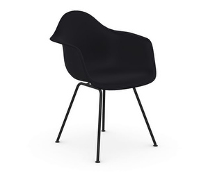 Eames DAX RE -tuoli käsinojilla, deep black/musta