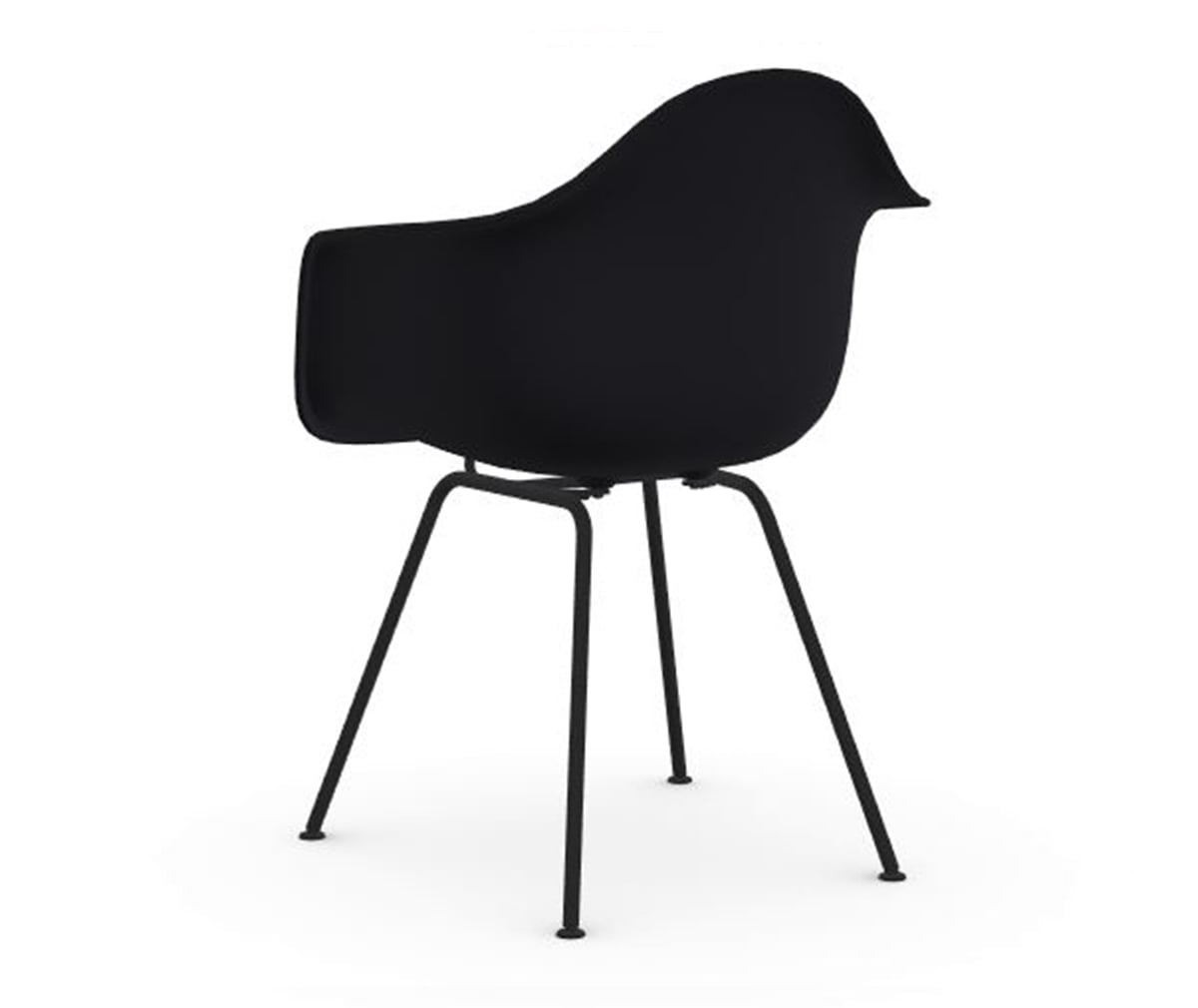 Eames DAX RE -tuoli käsinojilla