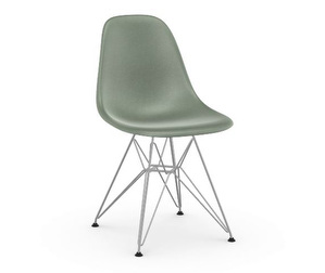 Eames DSR Fiberglass -tuoli, sea foam green/kromi