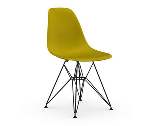 Eames DSR RE -tuoli, mustard/musta