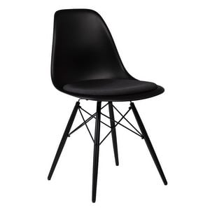 Eames DSW -tuoli, Hopsak-kangas 24 dark grey/nero