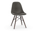 Eames DSW Fiberglass Chair, Elephant Grey/Dark Maple
