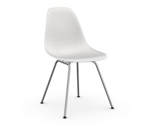 Eames DSX Chair, White/Chrome