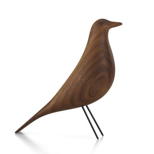 Eames House Bird -lintu, tumma pähkinä