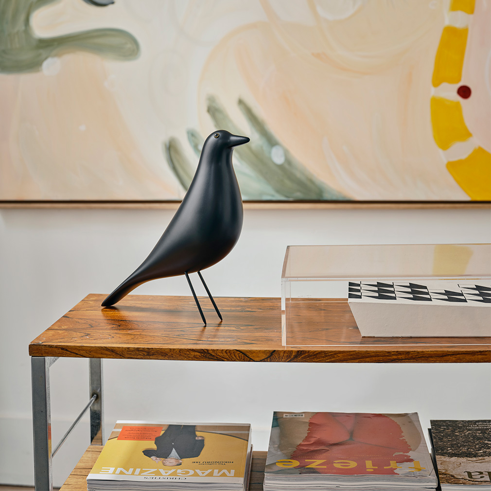 Vitra Eames House Bird Black Veps l inen
