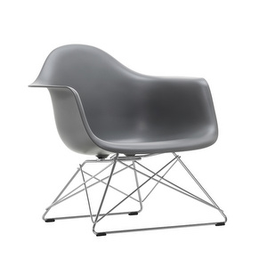 Eames LAR RE -tuoli, granite grey/kromi