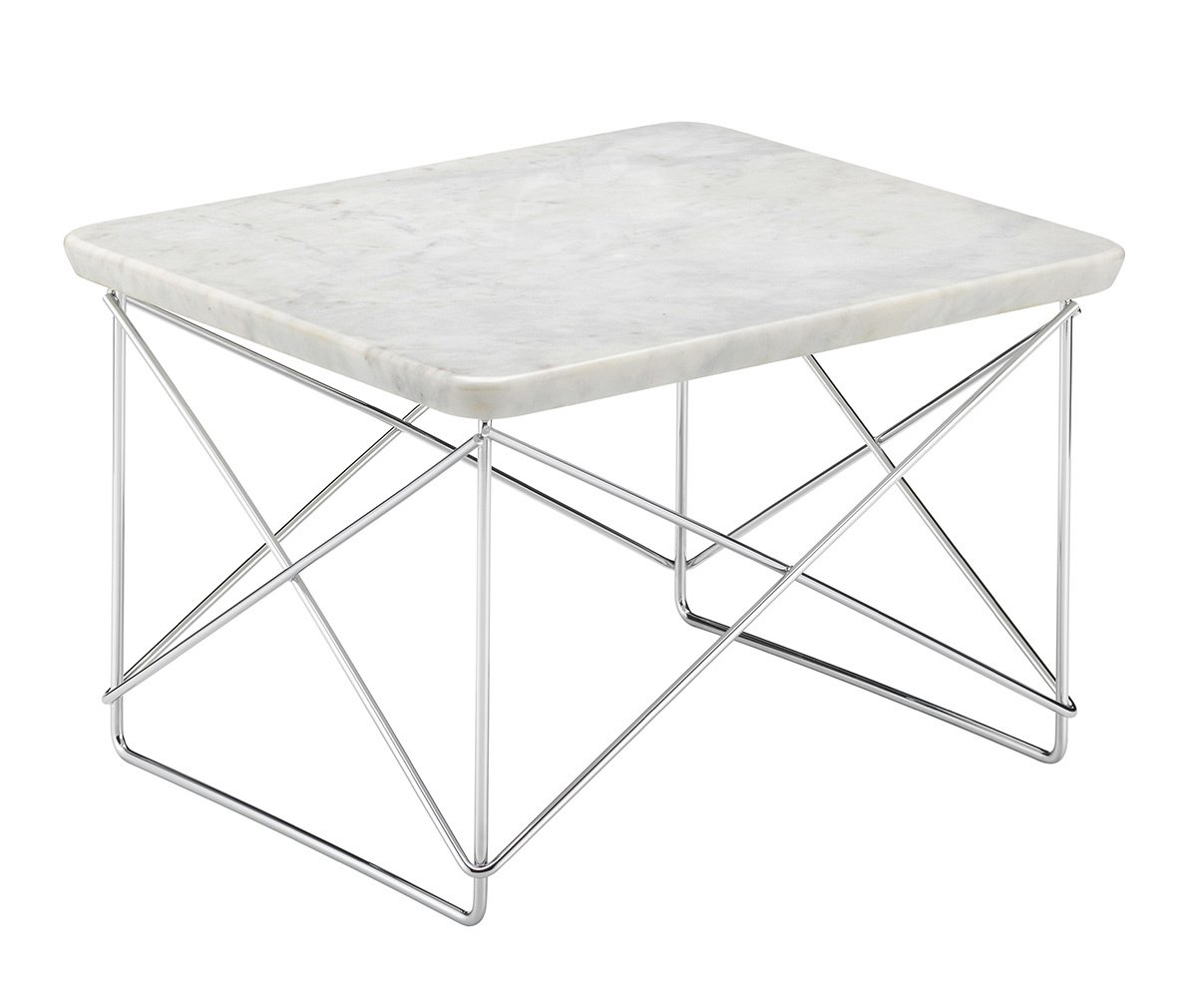 Vitra LTR-sivupöytä marmori/kromi Vitra LTR-sivupöytä marmori/kromi