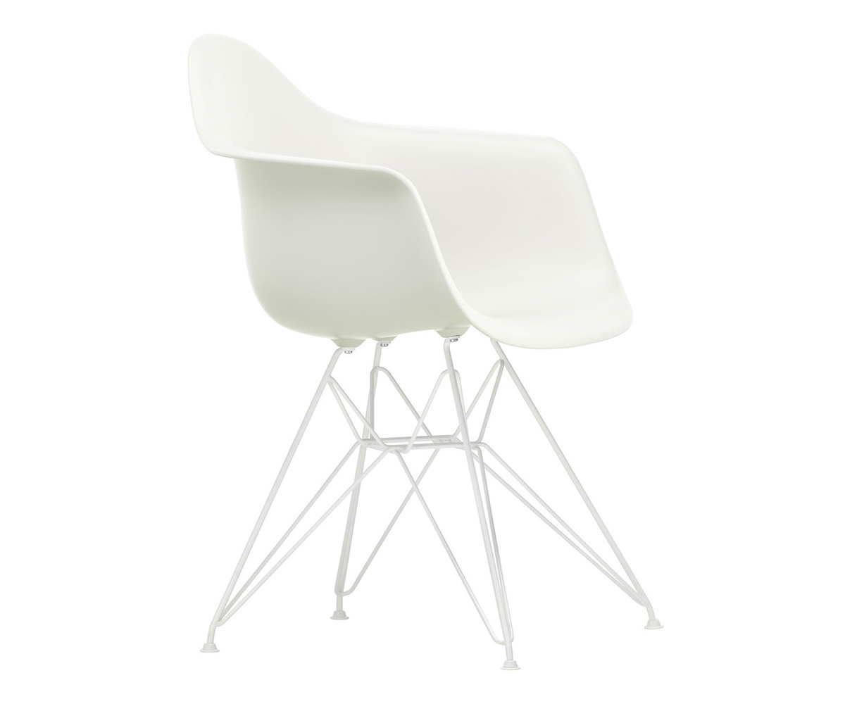 Eames DAR RE -tuoli käsinojilla