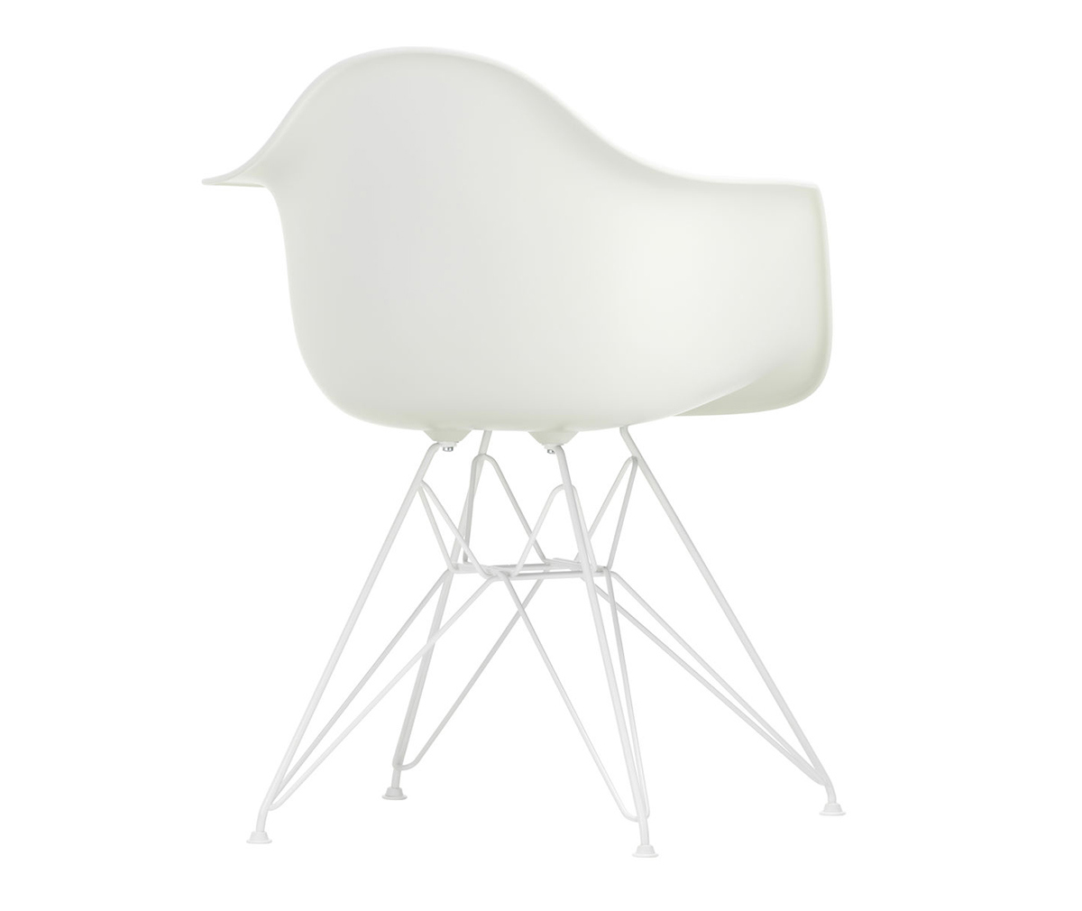 Eames DAR RE -tuoli käsinojilla