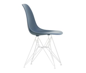 Eames DSR RE -tuoli, sea blue/valkoinen