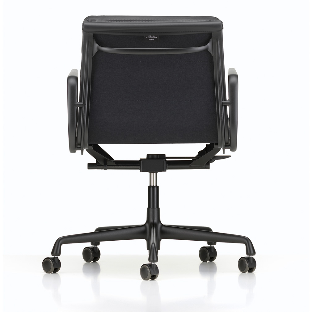 Vitra Eames Soft Pad EA217 Office Chair Black Leather Black Vepsalainen