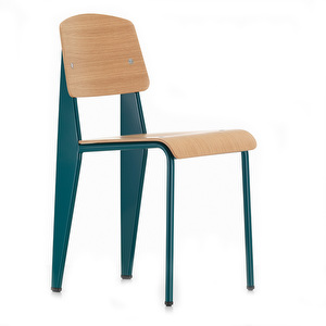Standard-tuoli, light oak / bleu dynastie