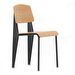 Standard-tuoli, light oak / deep black