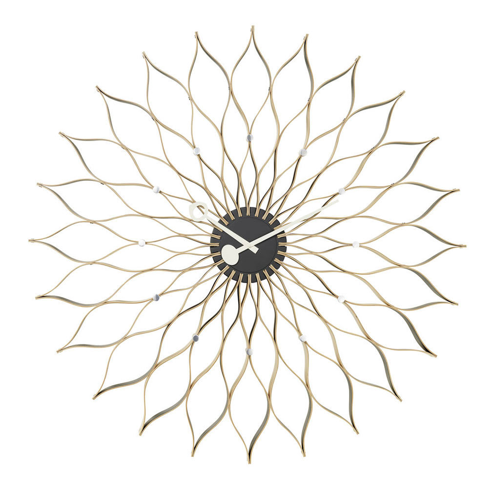 Vitra Sunflower Clock Birch, ø 75 cm