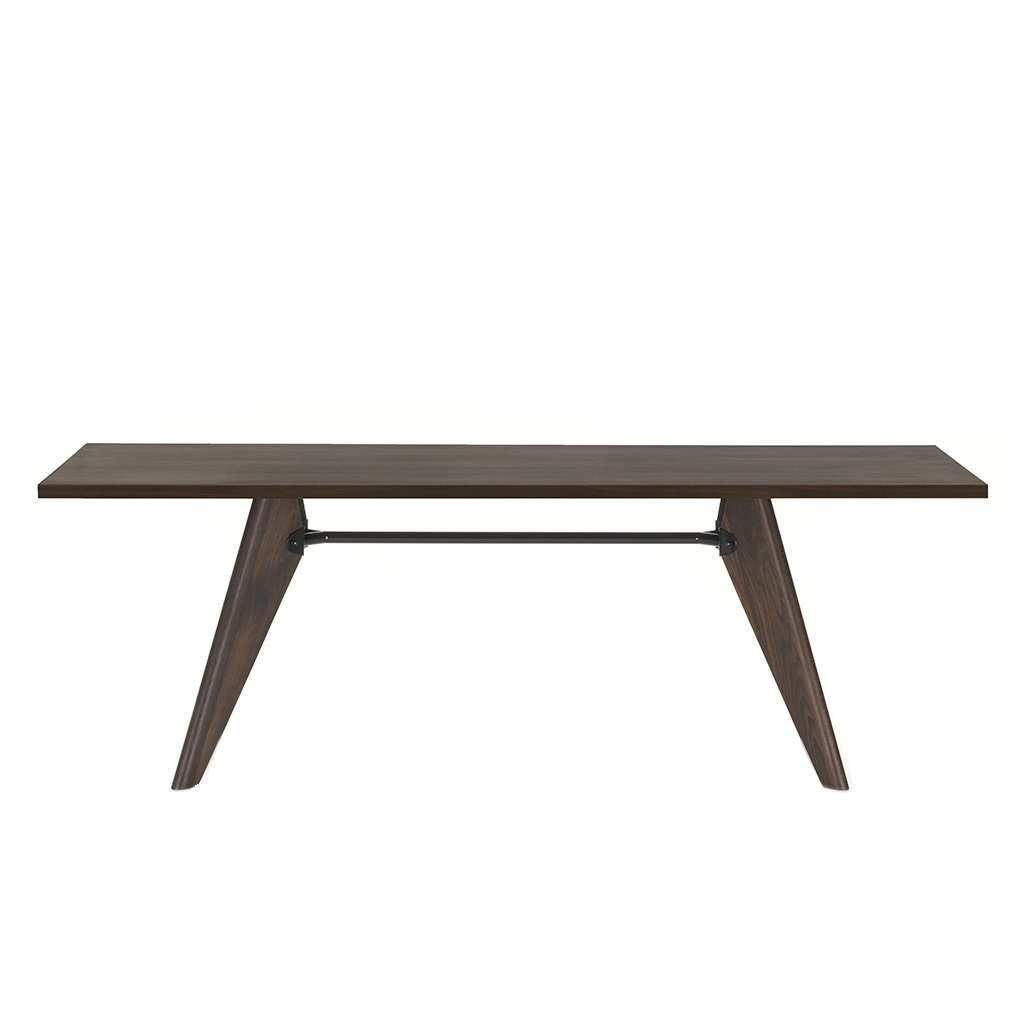 Vitra Solvay-ruokapöytä tumma tammi, 200 x 90 cm