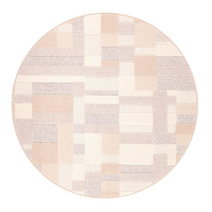 Domino-matto, beige, ⌀ 200 cm